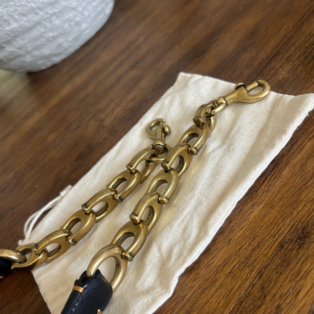 Coach Gold-Tone Chain Strap for Women’s Bag